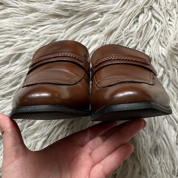 Kenneth Cole Mens Unlisted Full Grown Brown Leather Slip-On Loafers EUC Size 7.5 main image 4